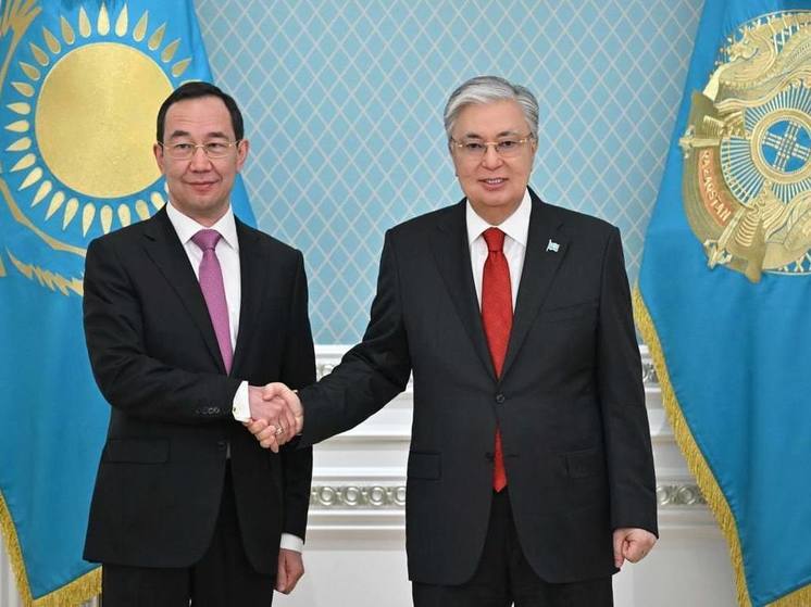 Глава Якутии встретился с президентом Казахстана