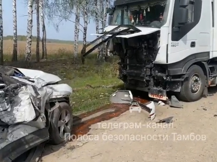 Сегодня, 18 апреля, на 27 км автодороги «Тамбов – Шацк» столкнулись три автомобиля