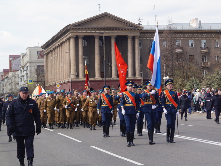 Улицы правобережья Красноярска перекроют из-за подготовки ко Дню Победы