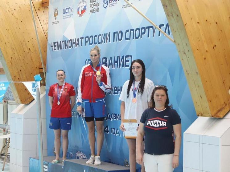 Пензенская спортсменка завоевала 5 медалей на чемпионате России по плаванию среди глухих