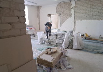 В библиотеке-филиале № 1 Йошкар-Олы продолжается капитальный ремонт.