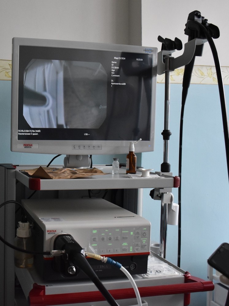 Современный видеогастроскоп помогает лечить жителей Апанасенковской райбольницы