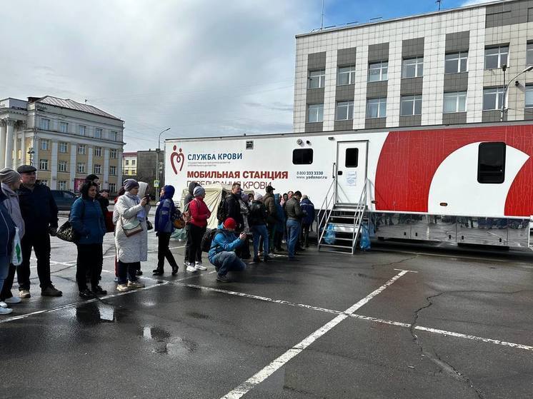 В Приангарье стартовал новый сезон работы мобильной станции переливания крови