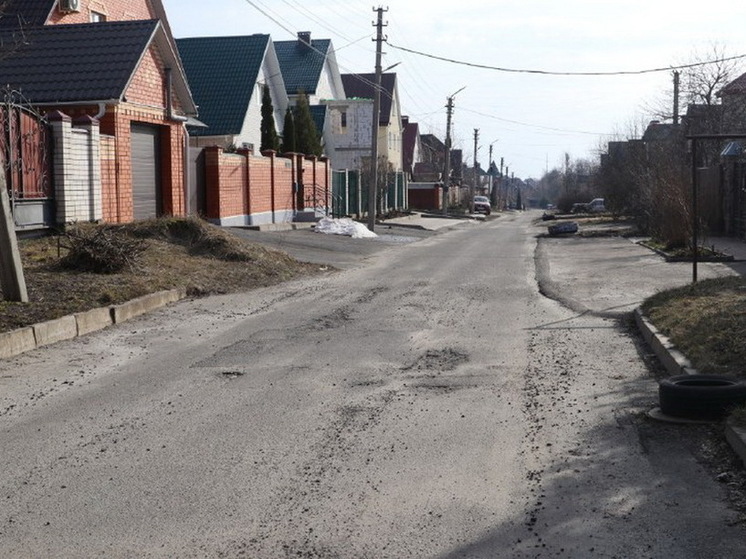 В Курске отремонтируют 800 метров дороги на Лермонтовской