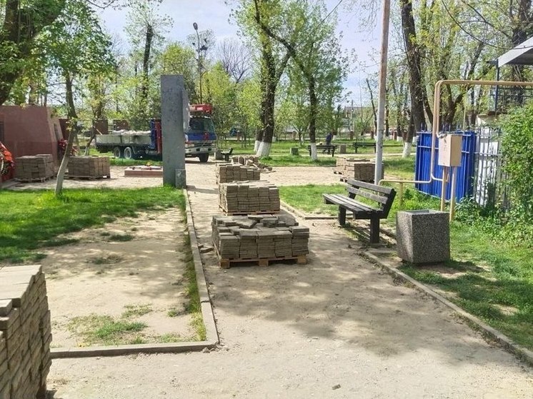 В поселке Ильском стартовало обновление парка