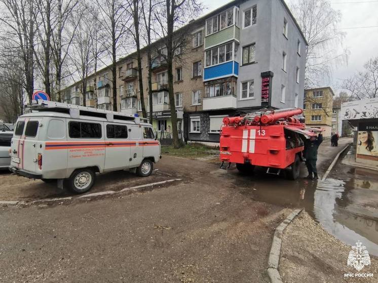 В Тверской области пожарные спасли из задымленной квартиры женщину и ребенка