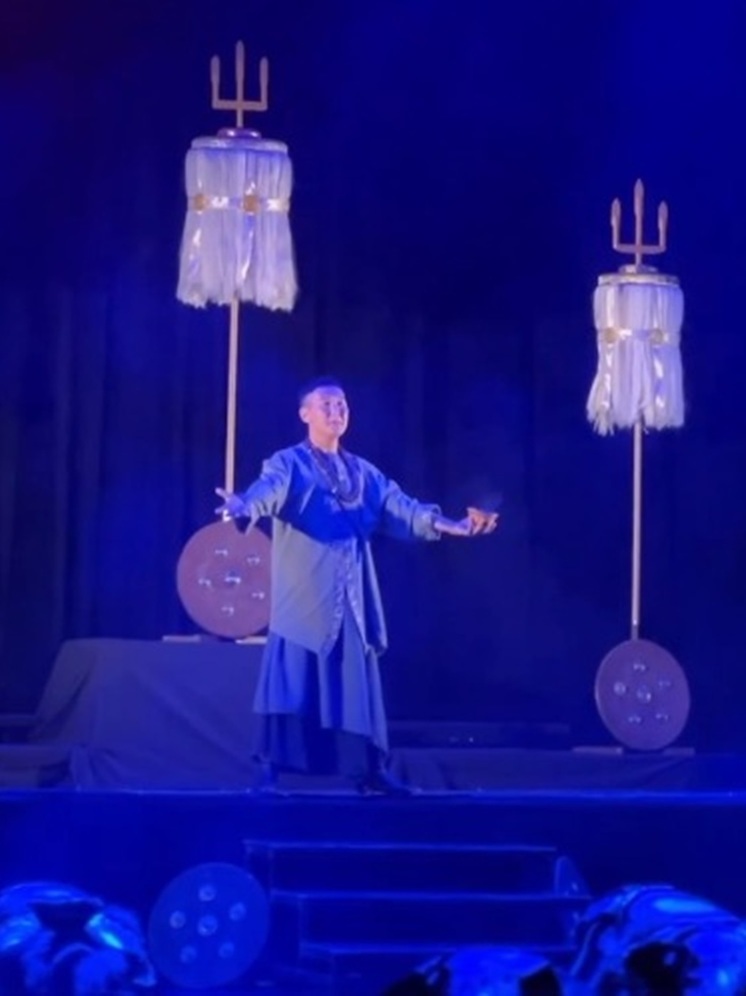Калмыцкий ансамбль «Тюльпан» представил спектакль «Тууж»