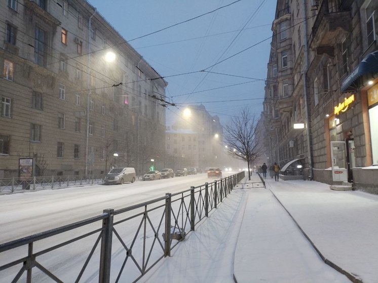 В Петербурге высота снежного покрова 20 апреля повторила значение 2017 года