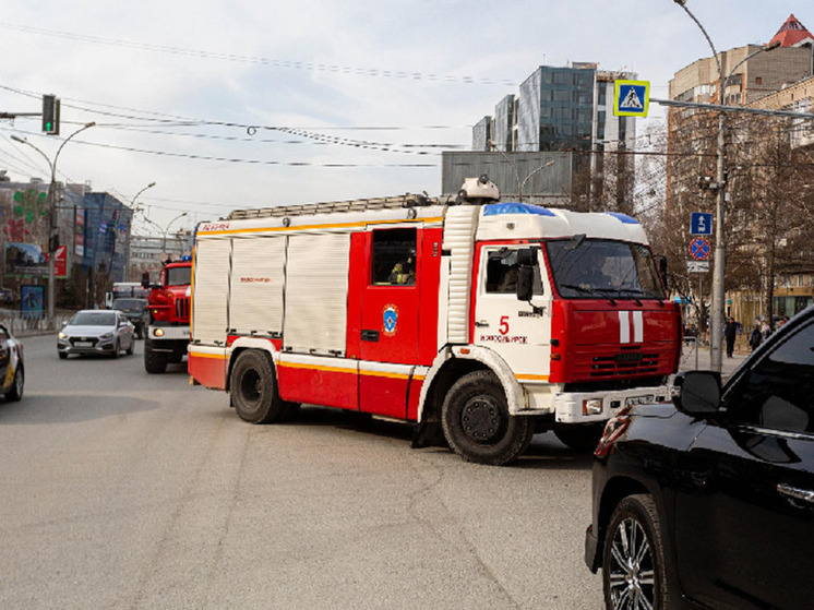 В Новосибирске за ночь произошло два крупных пожара