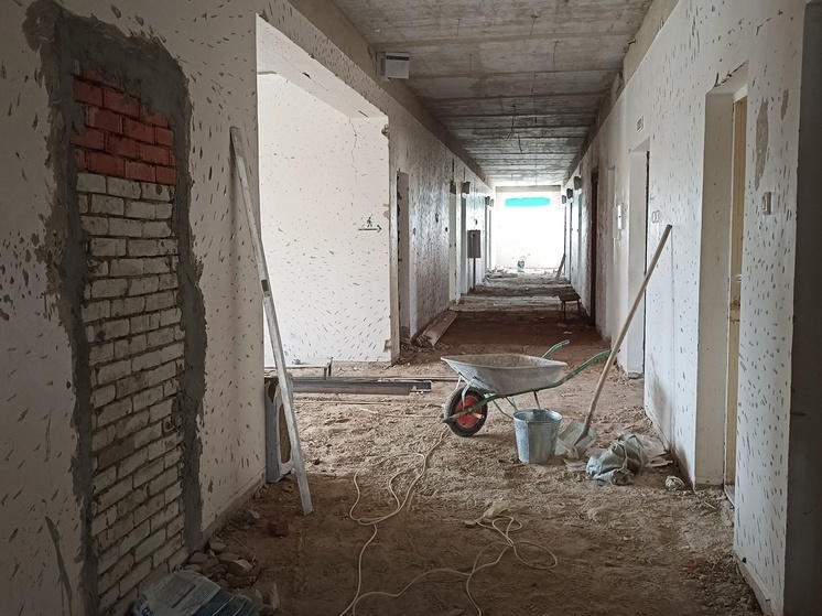 В Земетчинской районной больнице продолжается капремонт инфекционного корпуса