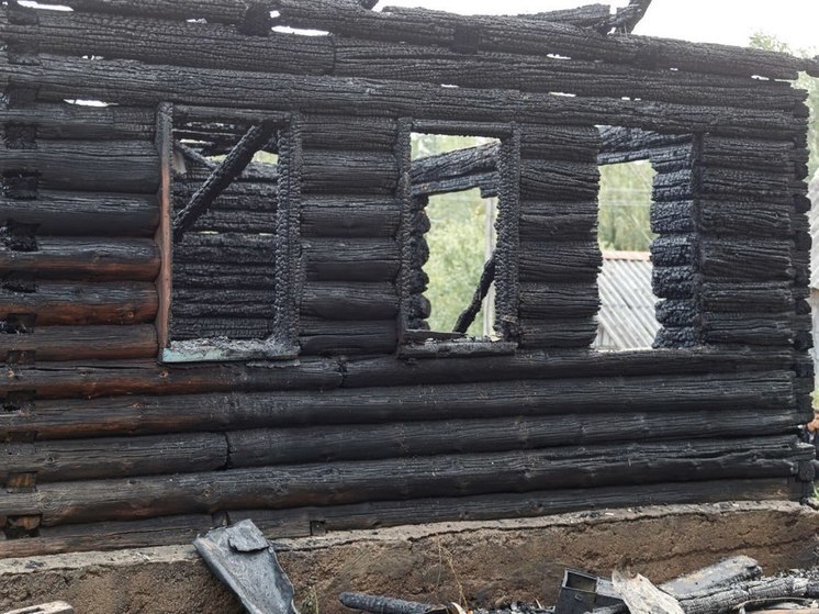 Хозяйственная постройка сгорела в деревне Мельница под Пустошкой
