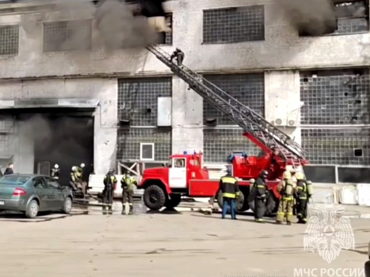 Три человека погибли при пожаре на электроремонтном заводе в Воронеже