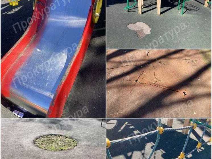 Опасные нарушения нашли на детских плошадках Богородицка