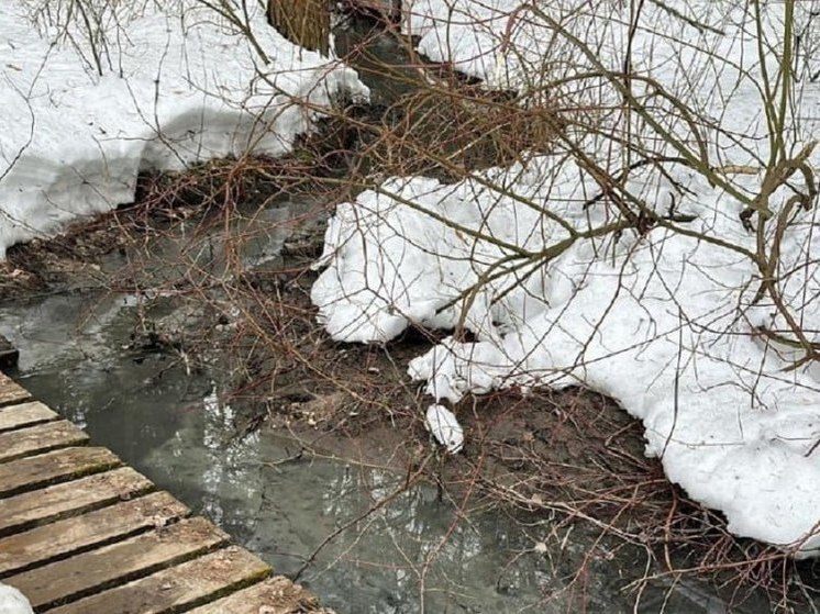 В округе Красногорск обнаружили загрязнение водного объекта