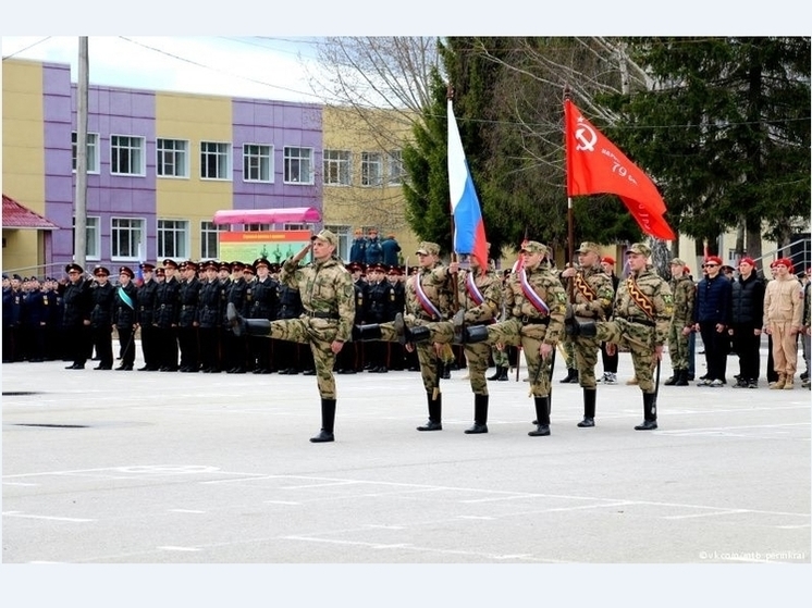 В Перми репетируют торжественное прохождение войск в День Победы