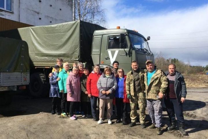 Кострома — фронту: из поселка Нея в зону СВО отправился КАМАЗ с гуманитарным грузом