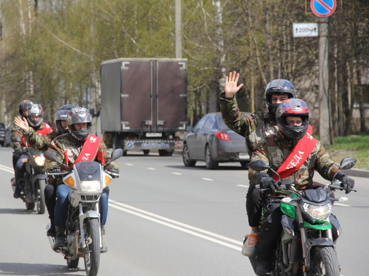 Мотоагитпробег «Победа» посетит пять округов Вологодской области