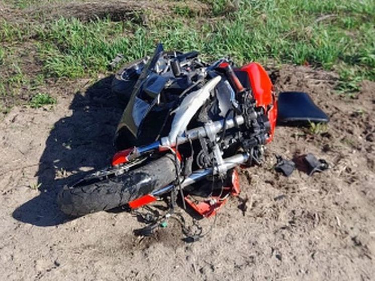 При вылете мотоцикла в кювет в Касимовском районе пострадал 57-летний мужчина