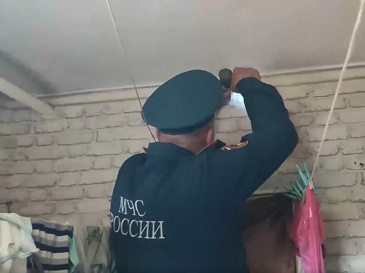 В домах херсонских многодетных семей установили пожарные извещатели