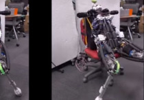 Инженеры из Токийского университета представили человекоподобного робота, способного перемещаться, "сидя" на офисном стуле