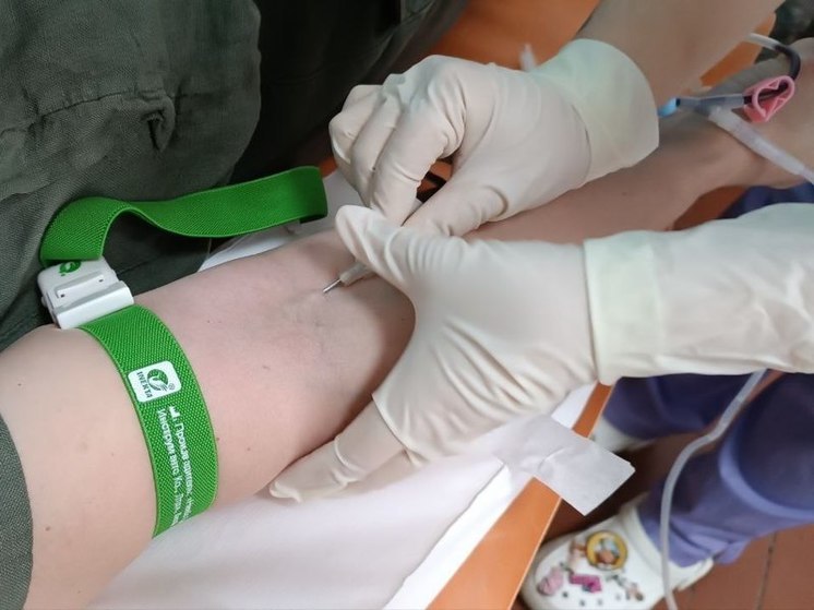 В Акимовской поликлинике прошла донорская акция