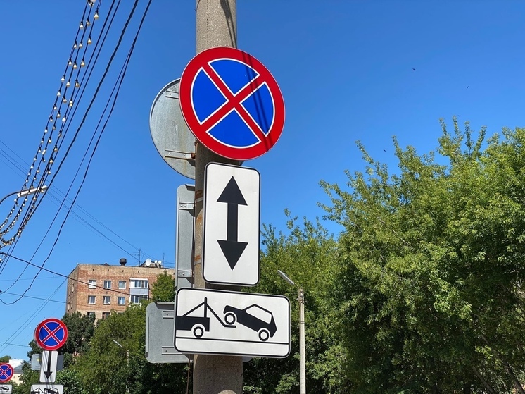 С 25 мая на трёх улицах Рязани запретят остановку и стоянку транспорта