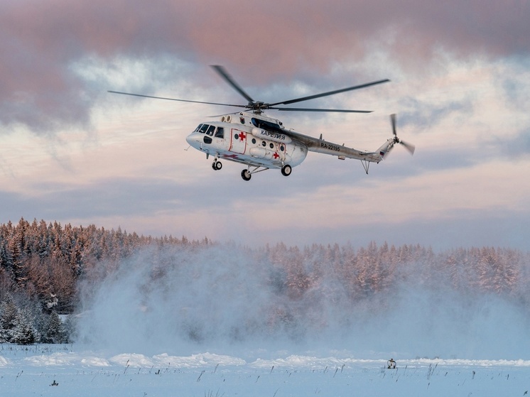 Вертолет санавиации вывез 58 больных из районов Карелии