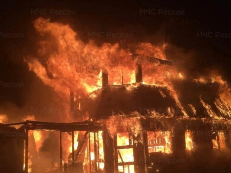 В деревне Волковицы потушили пожар в частном доме