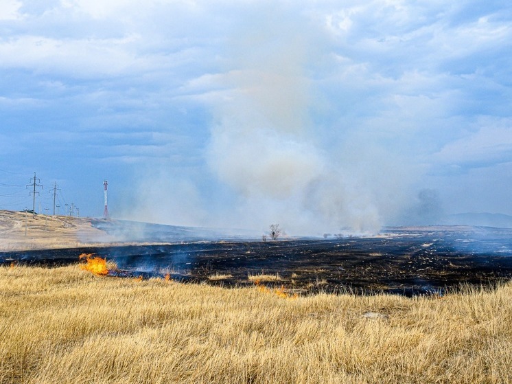 В Калмыкии ожидают чрезвычайную пожарную опасность