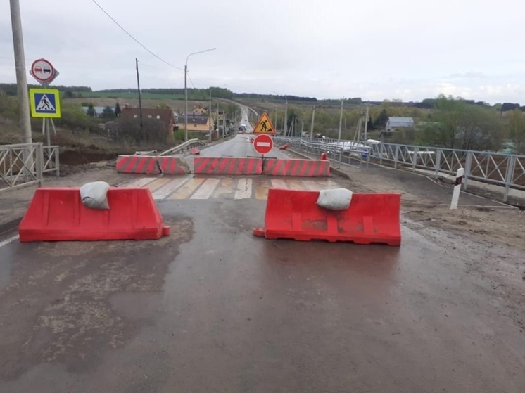 Размытую дорогу в Мельгуново под Рязанью отремонтируют до 31 октября