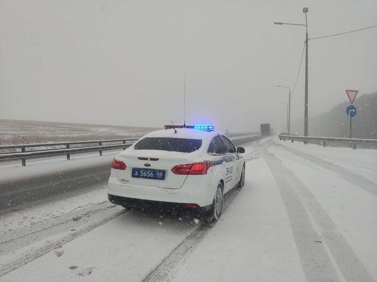 ГИБДД предупредила о проблемах со снегом около Артемовского и Камышлова