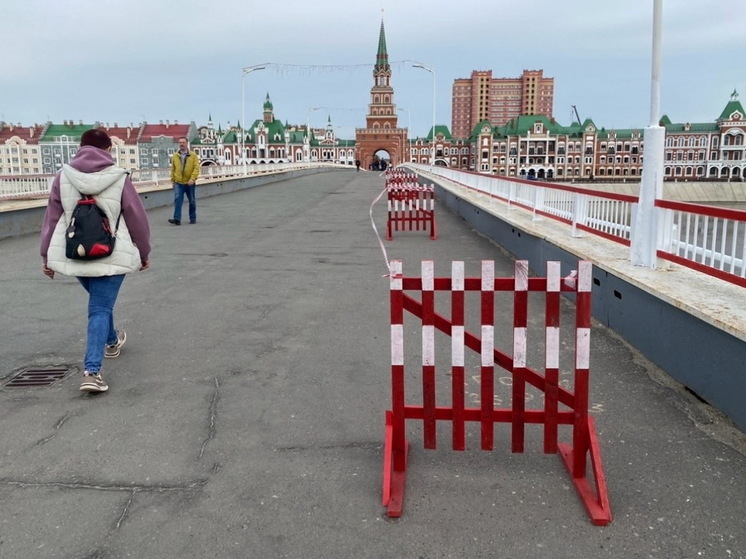 В Йошкар-Оле ремонтируется Театральный мост
