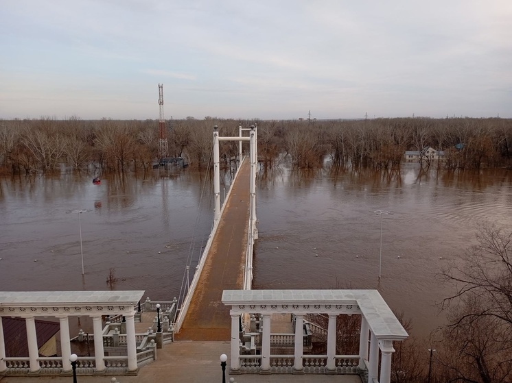 В Оренбуржье уровень воды в реках Урал и Сакмара снижается
