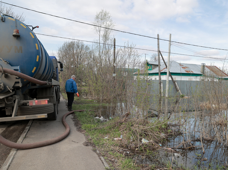 26 тысяч кубометров воды было откачано в Нижнем Новгороде с начала весны