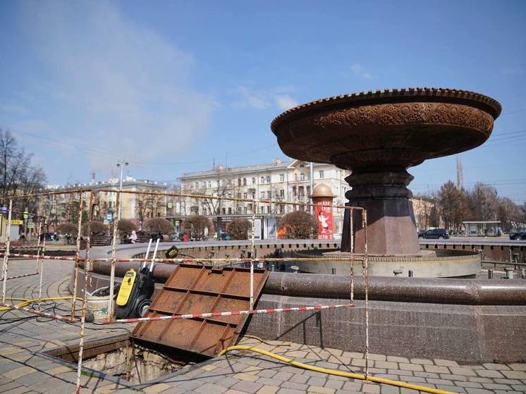 В Кемерове началась расконсервация фонтанов
