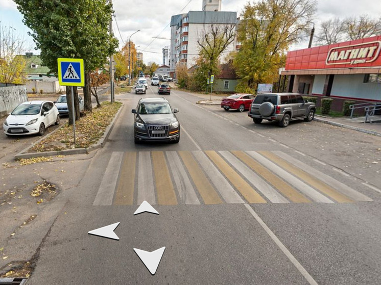 В Воронеже перенесут пешеходный переход ближе к школе