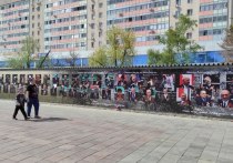 Оренбург начали украшать ко Дню Победы