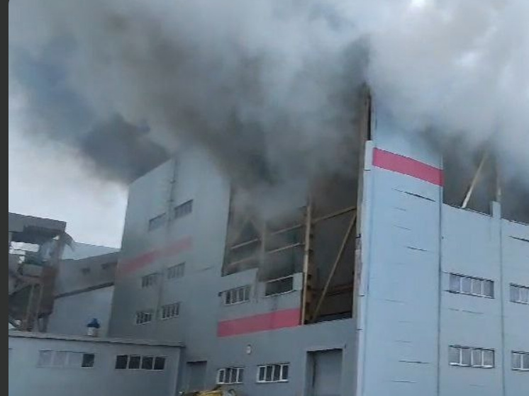 Пожар произошел на ДОК «Калевала» в Петрозаводске