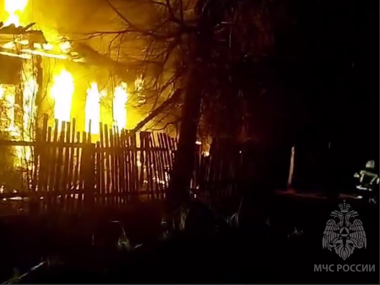 Ивановские пожарные 26 апреля потушили траву, трактор и два заброшенных строения