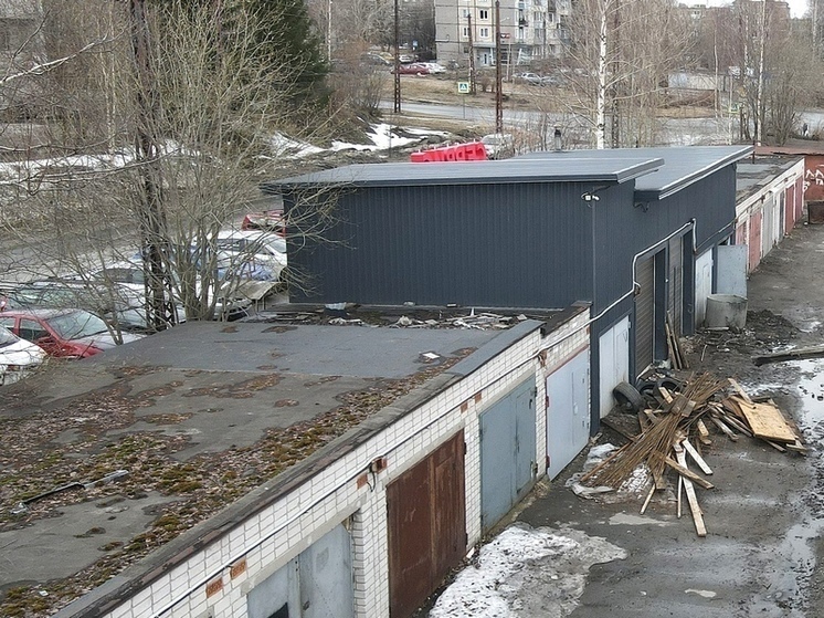 Автосервис, незаконно построенный в гаражах, снесут в Петрозаводске