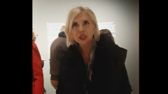 Алёна Свиридова с модной причёской пришла в музей: видео