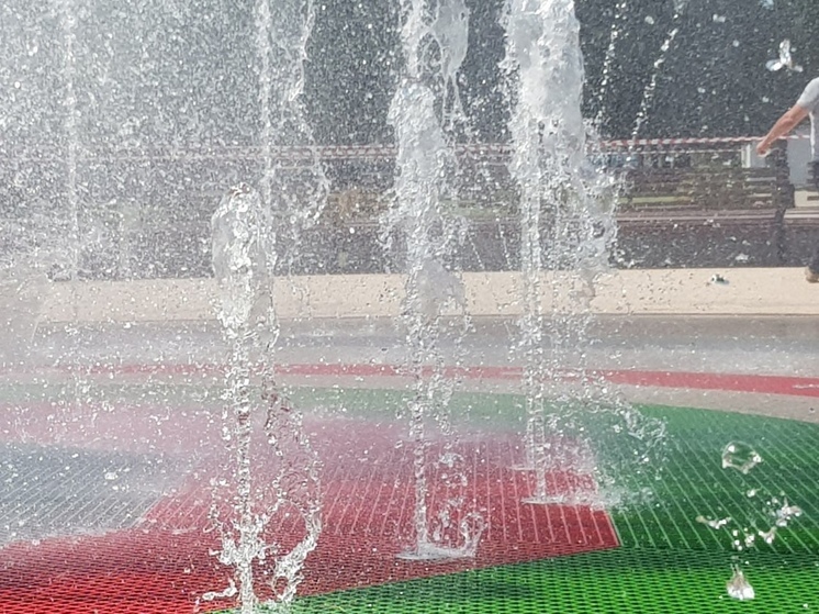 В Курске начался запуск городских фонтанов