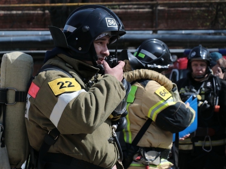 В Серпухове провели пожарно-тактические учения