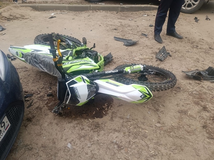 В Тверской области 16-летний мотоциклист попал в аварию
