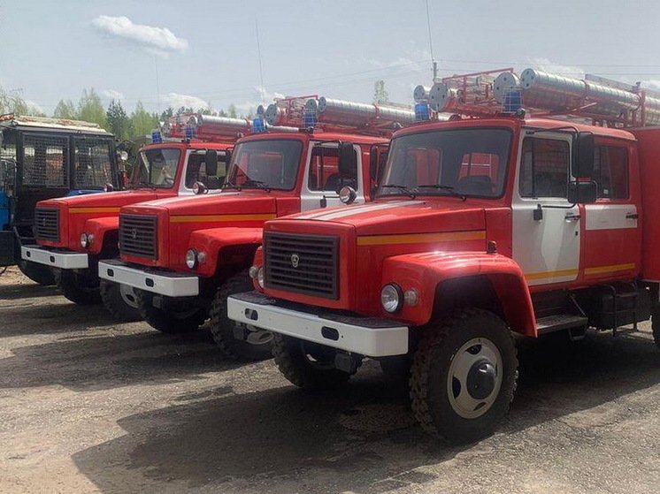 Марий Эл получила новые пожарные машины и оборудование