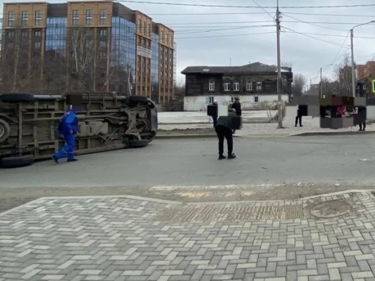 Фельдшер скорой помощи пострадала в Томске в результате ДТП