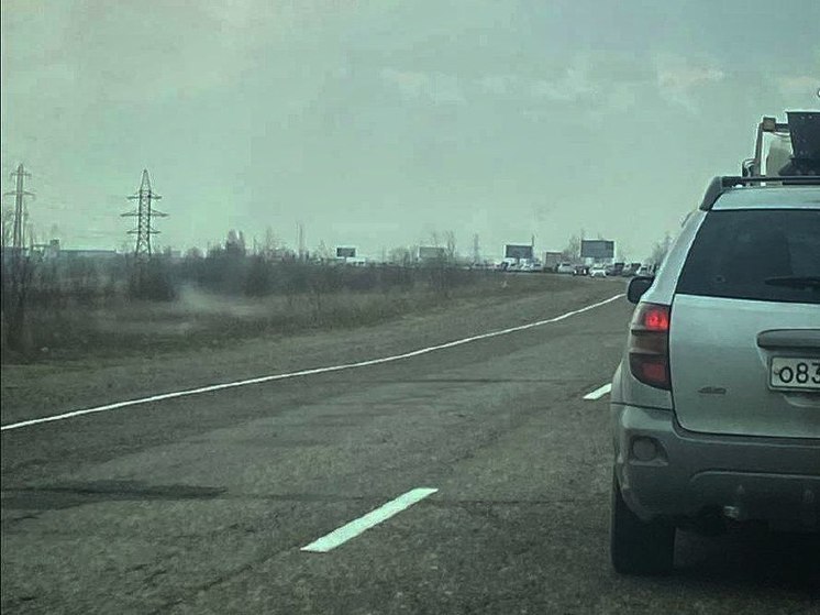 Тройное ДТП стало причиной пробки в Комсомольске