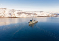 Базовый тральщик Кольской флотилии «Коломна» 27 апреля отрабатывал ряд мероприятий одиночной подготовки надводного корабля по предназначению