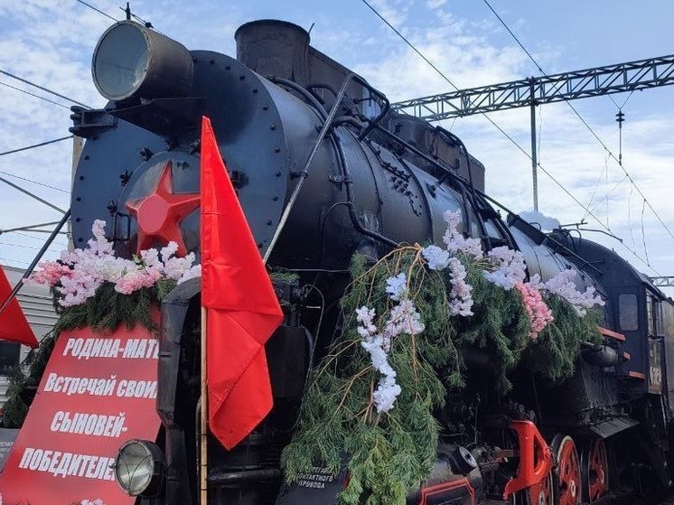 Уфу посетил ретро-поезд «Паровоз Победы»