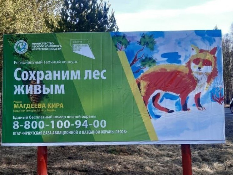 Вдоль дорог Иркутской области появятся противопожарные баннеры и аншлаги